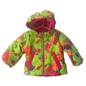 New Obermeyer Preschool Insulated Snow Suit ( I-Grow Sleeve And Pant Cuffs) sz1